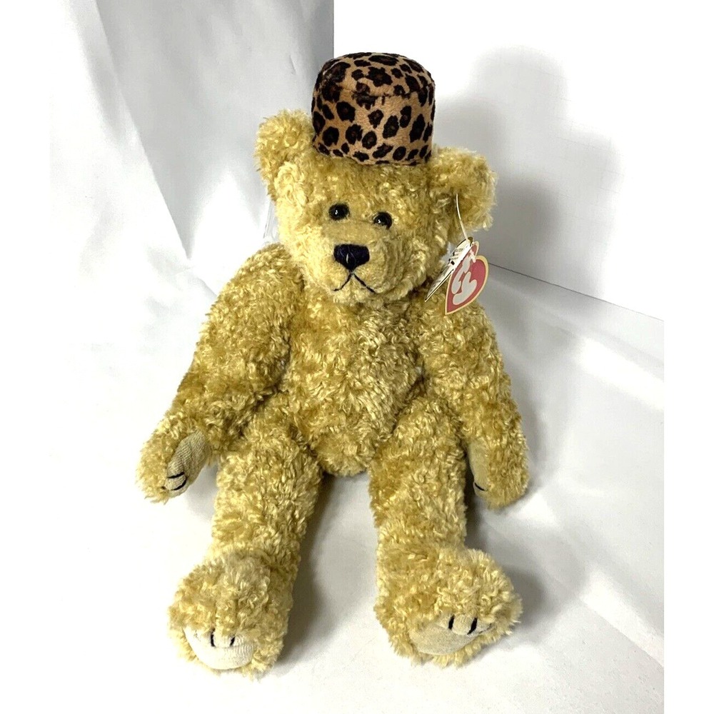 TY Plush Jointed Beanie Bear Vintage 1993 Isabella "Puttin on the Ritz" 13 inch